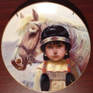 "Native American" Decorative collection Plate